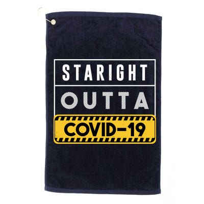 Straight Outta Covid 19 Golf Towel
