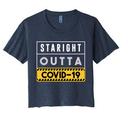 Straight Outta Covid 19 Crop Top
