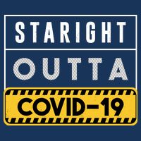 Straight Outta Covid 19 Zip Tote Bag