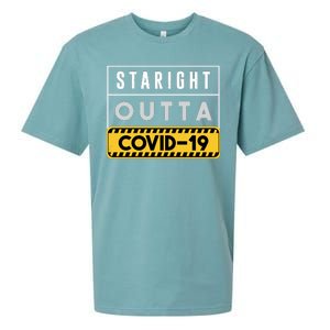 Straight Outta Covid 19 Sueded Cloud Jersey T-Shirt