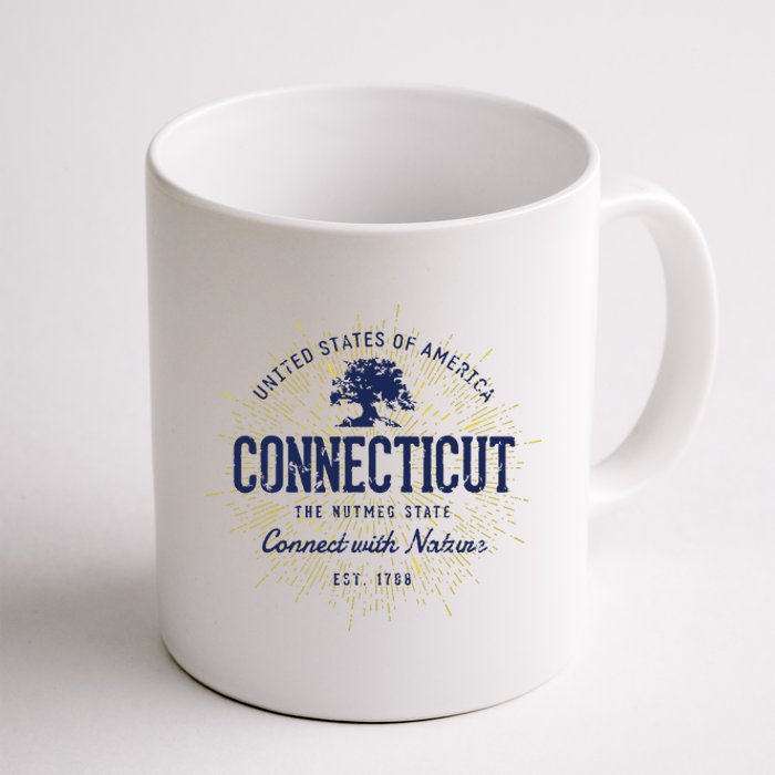 State Of Connecticut Vintage Retro Connecticut Coffee Mug