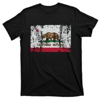 State Of California Flag Vintage Distressed Retro Gift T-Shirt