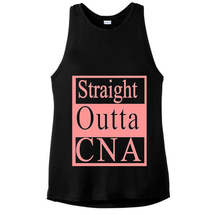 Straight Outta CNA Ladies PosiCharge Tri-Blend Wicking Tank