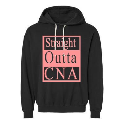 Straight Outta CNA Garment-Dyed Fleece Hoodie