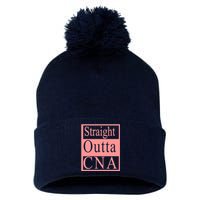 Straight Outta CNA Pom Pom 12in Knit Beanie