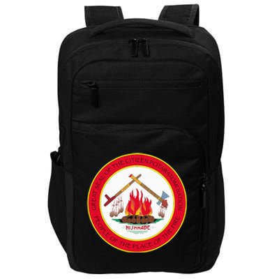 Seal Of Citizen Potawatomi Nation Indian Reservation Impact Tech Backpack