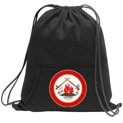 Seal Of Citizen Potawatomi Nation Indian Reservation Sweatshirt Cinch Pack Bag