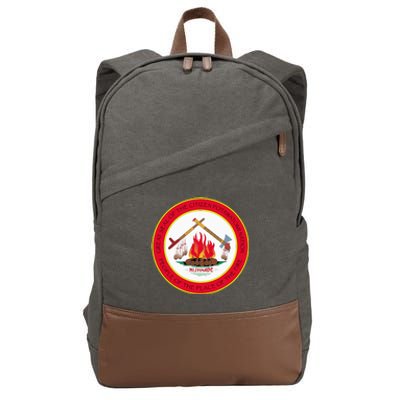 Seal Of Citizen Potawatomi Nation Indian Reservation Cotton Canvas Backpack