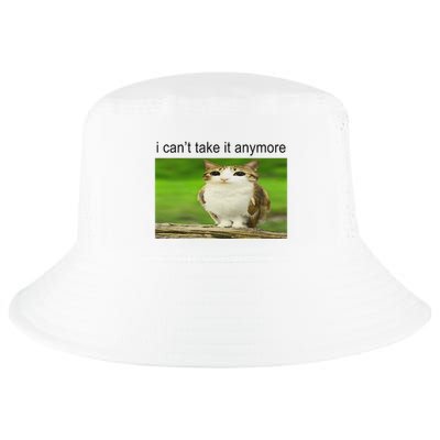 Silly Owl Cat Meme I CanT Take It Anymore Cool Comfort Performance Bucket Hat