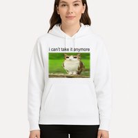 Silly Owl Cat Meme I CanT Take It Anymore Hoodie