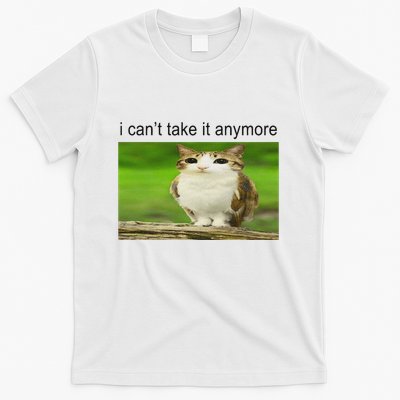 Silly Owl Cat Meme I CanT Take It Anymore T-Shirt