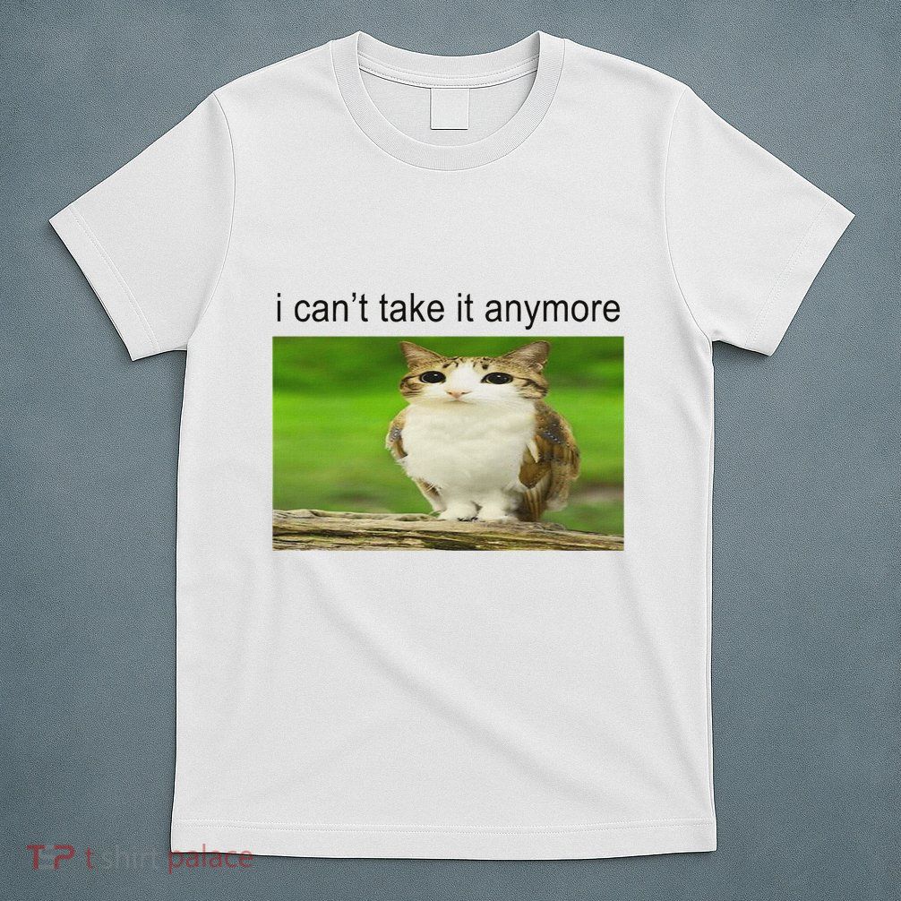 Silly Owl Cat Meme I CanT Take It Anymore T-Shirt