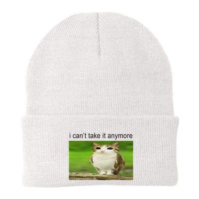Silly Owl Cat Meme I CanT Take It Anymore Beanie
