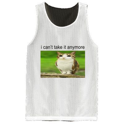 Silly Owl Cat Meme I CanT Take It Anymore Mesh Reversible Basketball Jersey Tank