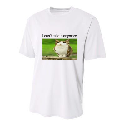 Silly Owl Cat Meme I CanT Take It Anymore Youth Performance Sprint T-Shirt