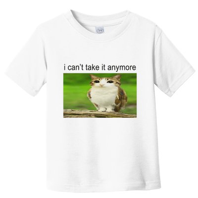 Silly Owl Cat Meme I CanT Take It Anymore Toddler T-Shirt