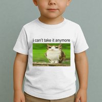 Silly Owl Cat Meme I CanT Take It Anymore Toddler T-Shirt