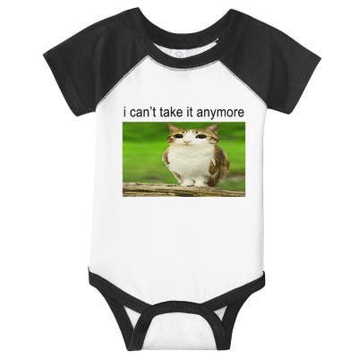 Silly Owl Cat Meme I CanT Take It Anymore Infant Baby Jersey Bodysuit