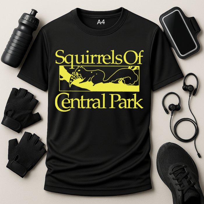 Squirrels Of Central Park Cooling Performance Crew T-Shirt