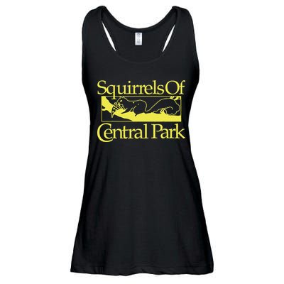 Squirrels Of Central Park Ladies Essential Flowy Tank