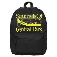 Squirrels Of Central Park 16 in Basic Backpack