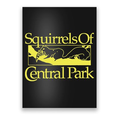 Squirrels Of Central Park Poster