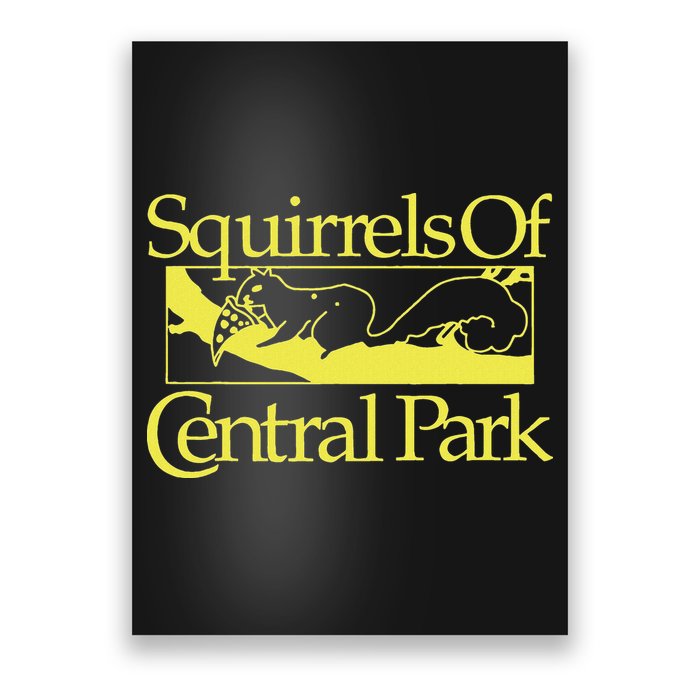 Squirrels Of Central Park Poster