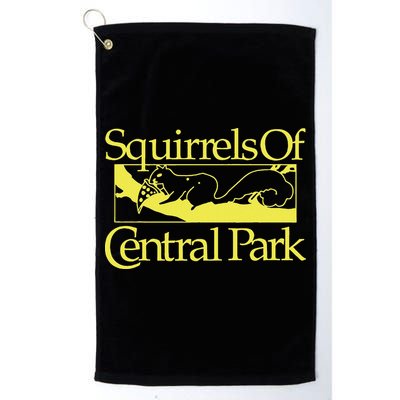 Squirrels Of Central Park Golf Towel