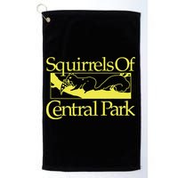 Squirrels Of Central Park Golf Towel