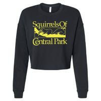 Squirrels Of Central Park Cropped Pullover Crew