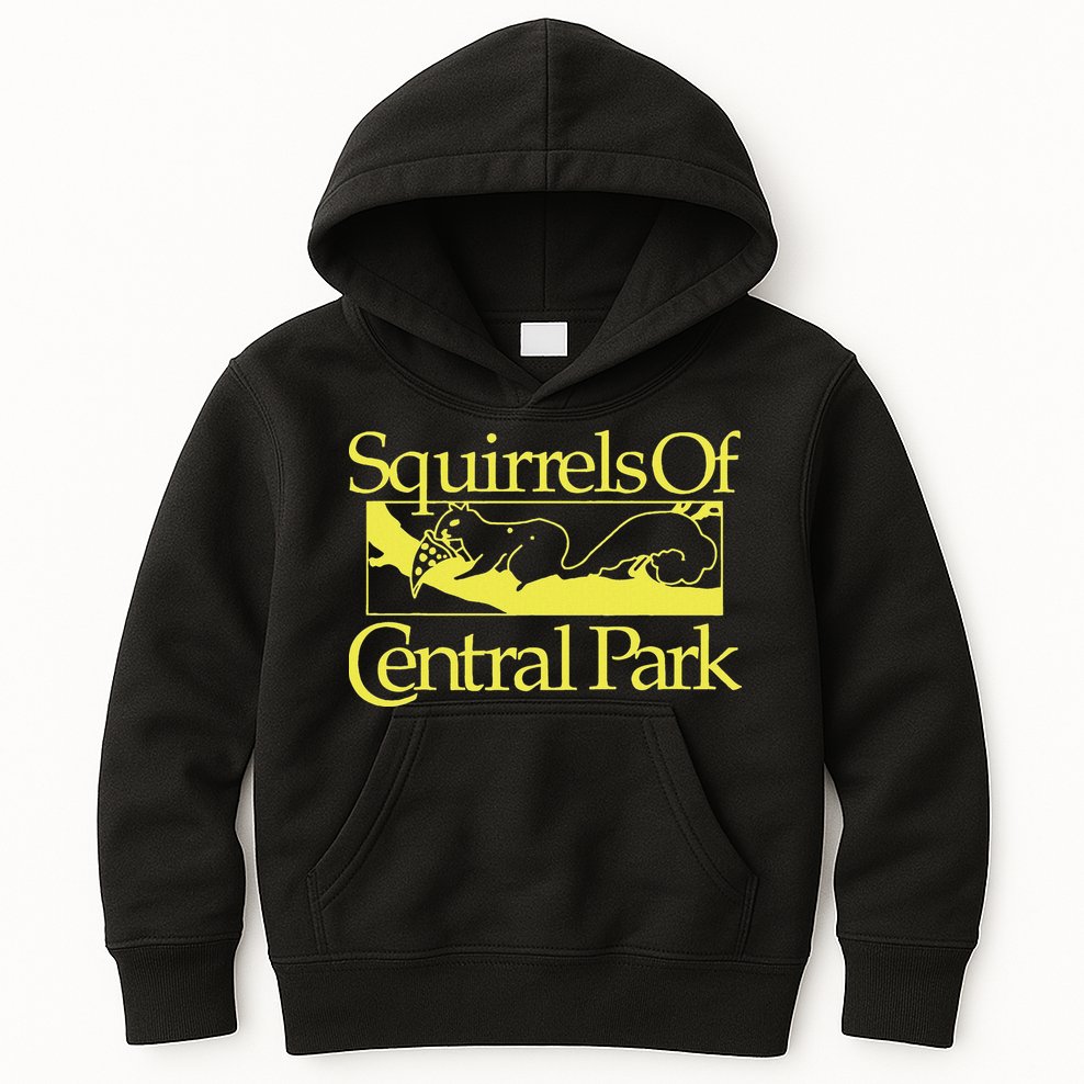 Squirrels Of Central Park Kids Hoodie