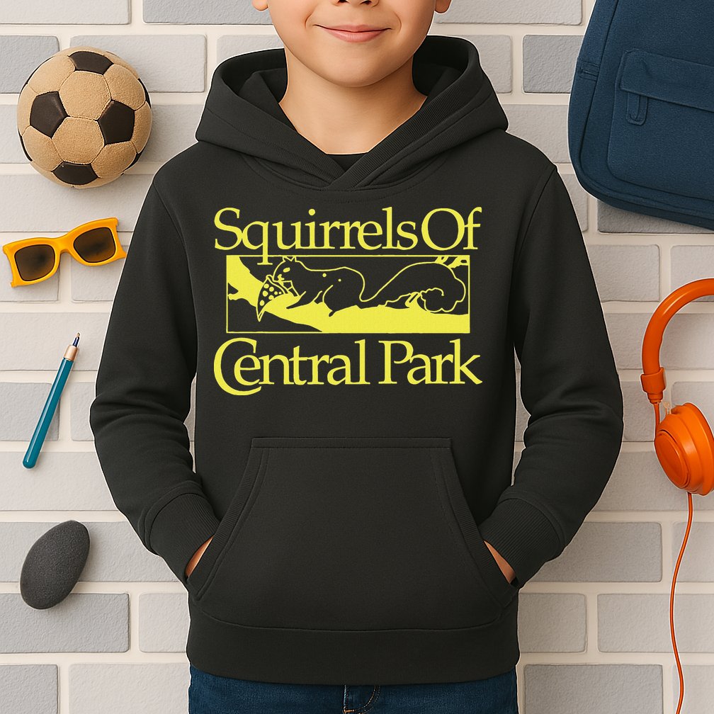 Squirrels Of Central Park Kids Hoodie