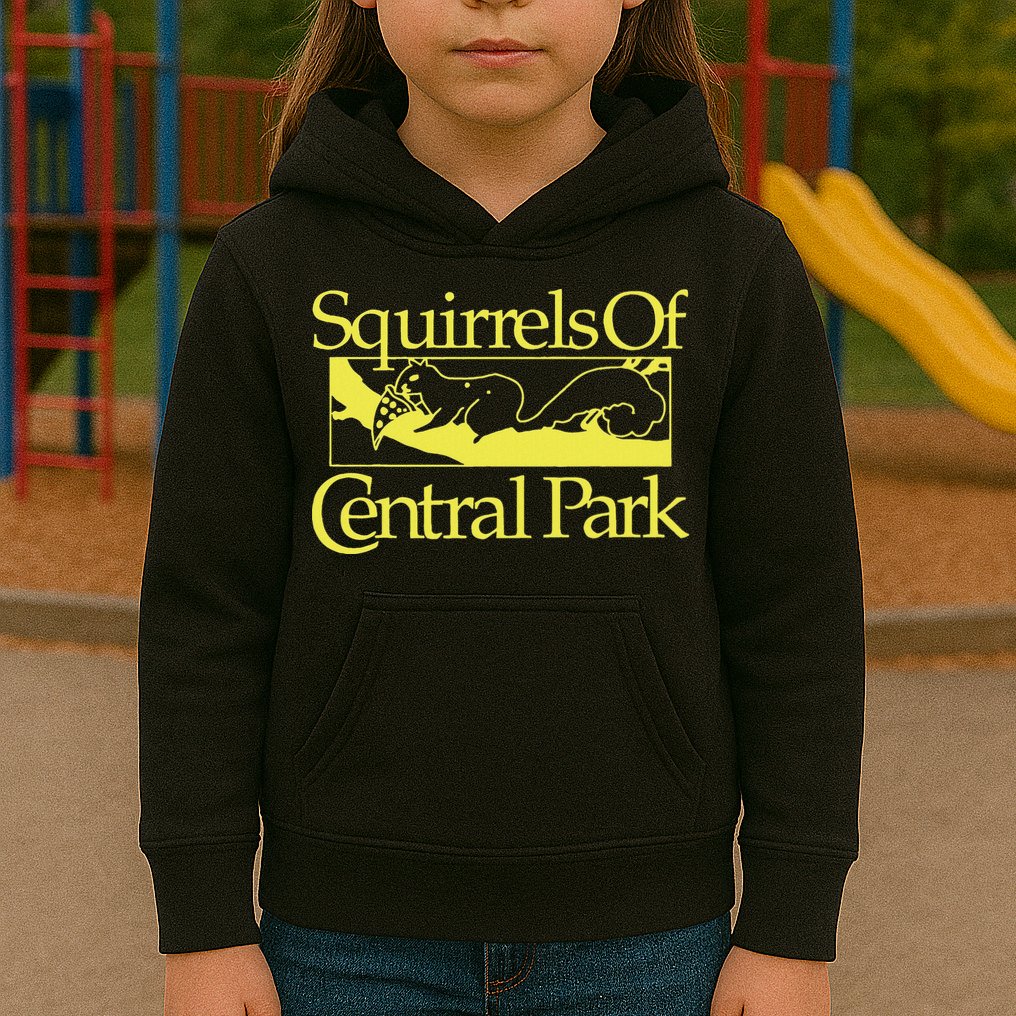 Squirrels Of Central Park Kids Hoodie