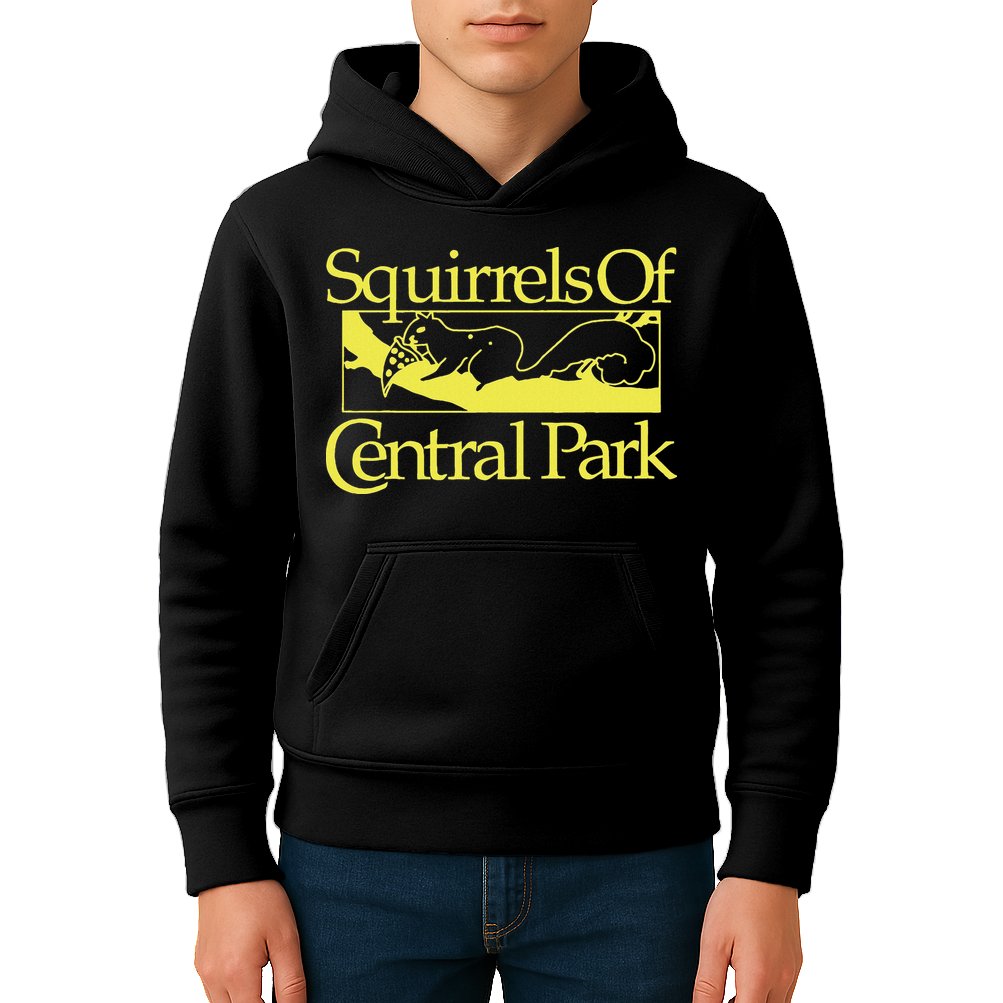 Squirrels Of Central Park Kids Hoodie