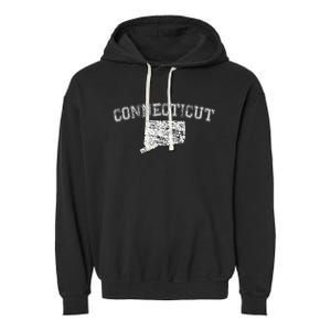 State Of Connecticut Home Pride Love Garment-Dyed Fleece Hoodie