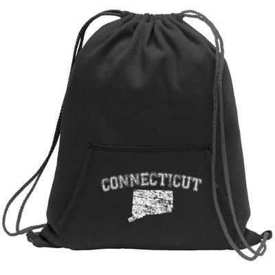 State Of Connecticut Home Pride Love Sweatshirt Cinch Pack Bag