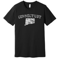 State Of Connecticut Home Pride Love Premium T-Shirt