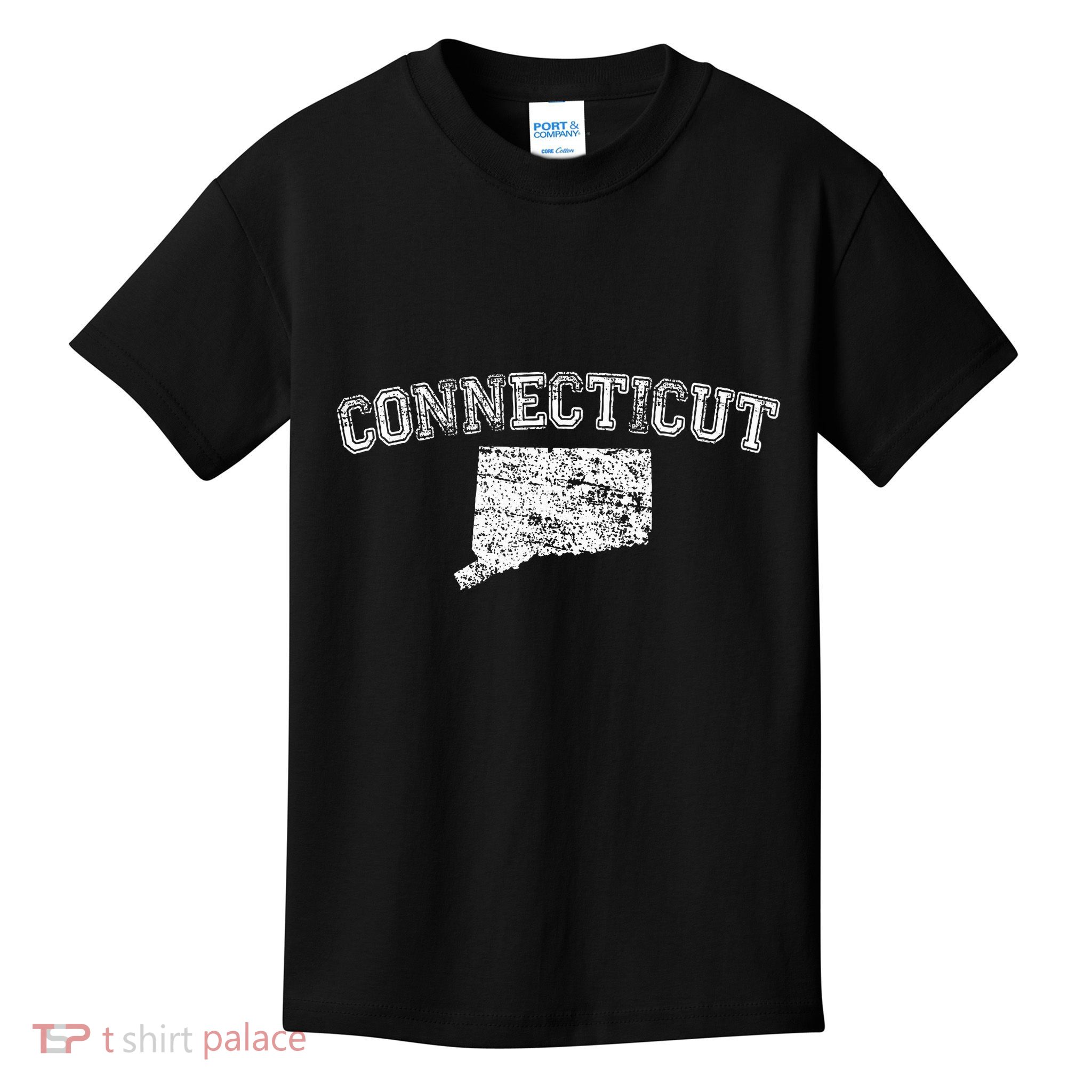 State Of Connecticut Home Pride Love Kids T-Shirt