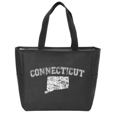 State Of Connecticut Home Pride Love Zip Tote Bag