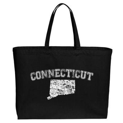 State Of Connecticut Home Pride Love Cotton Canvas Jumbo Tote