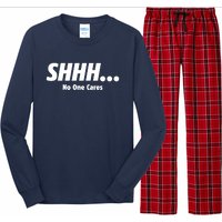 SHHH...No One Cares Long Sleeve Pajama Set