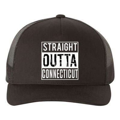 Straight Outta Connecticut Connecticut Yupoong Adult 5-Panel Trucker Hat