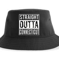 Straight Outta Connecticut Connecticut Sustainable Bucket Hat