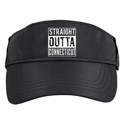 Straight Outta Connecticut Connecticut Adult Drive Performance Visor