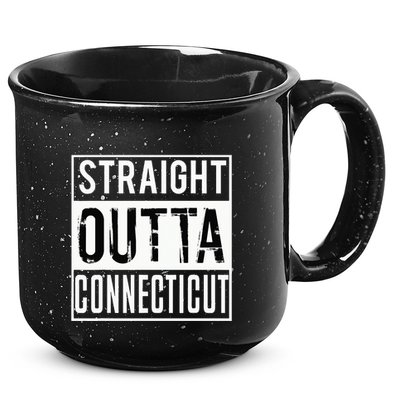 Straight Outta Connecticut Connecticut 15oz Campfire Ceramic Mug
