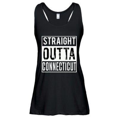Straight Outta Connecticut Connecticut Ladies Essential Flowy Tank