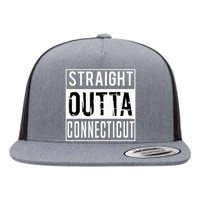 Straight Outta Connecticut Connecticut Flat Bill Trucker Hat