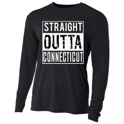 Straight Outta Connecticut Connecticut Cooling Performance Long Sleeve Crew