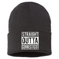 Straight Outta Connecticut Connecticut Sustainable Knit Beanie