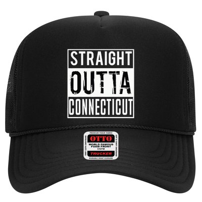 Straight Outta Connecticut Connecticut Trucker Hat